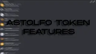 Dev log #1 Astolfo now has token features