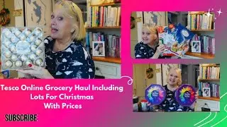 Tesco Online Grocery Haul With Prices - spreading the cost of Christmas