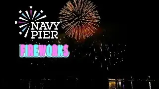 NAVY PIER FIREWORKS IN CHICAGO, ILLINOIS