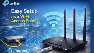 How to Setup  Access Point Mode Wireless Router TL-WR940N  - Urdu/Hindi