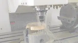 Фрезерная обработка детали из бериллиевой бронзы БрБ2