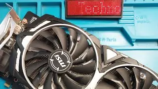 Обслуговування відеокарти MSI GeForce GTX 1060 ARMOR 3G OCV1