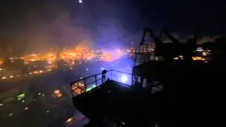Выброс из доменной печи (Челябиснк)