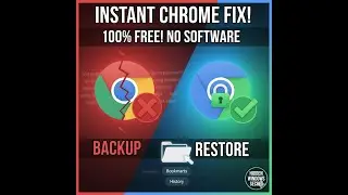 INSTANT CHROME FIX: Backup & Restore ALL Google Chrome Data (Passwords, Bookmarks & Sessions)