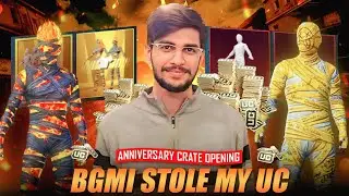 🤩 NEW ULTIMATE MUMMY SET OPENING | 25000 UC💀| ANNIVERSARY CRATE |#crateopening #bgmi #amulyt