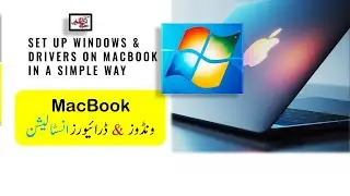 How to install windows and drivers on macbook pro  without bootcamp  | macbook windows