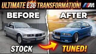 Building a BMW E36 Coupe Project Car In 5 Minutes