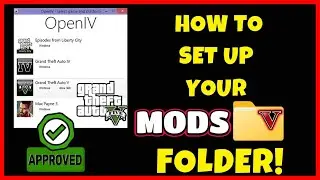How To Make A MODS Folder For GTA 5 (OpenIV!) 👍
