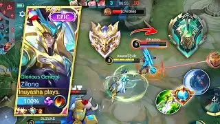 MY NEW SEASON ZILONG! BEST BUILD HACK DAMAGE😎