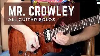 Mr. Crowley Guitar Solos | Randy Rhoads | Guitar Cover