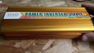 Ремонт инвертора 12в -220 AC OXD POWER INVERTER SSK 2000W. А Стоит Ли Овчинка Вычинки !?