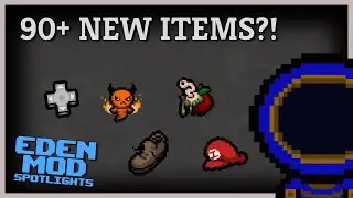 OVER 90 NEW ITEMS! IPECAC COMMUNITY MOD!  |  Binding of Isaac: AFTERBIRTH+ Eden Mod Spotlights