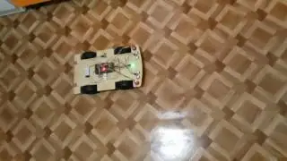 Повороты колесного робота