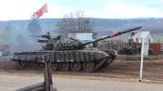 Танковый биатлон. Яркие моменты.