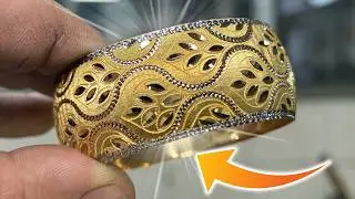 Amazing Gold WorkProcesses - You Must See Gold Bangle !