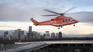 Sunnybrook's new rooftop helipad: first landing and a trauma simulation