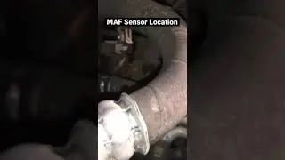 Locating the Mass Air Flow Sensor on a vehicle.