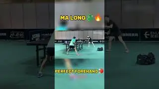 Ma Long Perfect Forehand Topspin #настольныйтеннис #tabletennis #tennis #тенниснастольный #