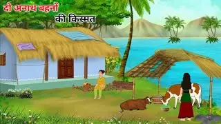 दो अनाथ बहनों की किस्मत | Hindi kahaniya | Hindi stories | Moral kahaniya | Cartoon story