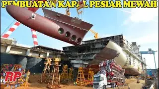 REVEALING THE SECRETS OF BUILDING A LUXURY CRUISE SHIP | 36 MONTHS OF HARD WORK IN 12 MINUTES!