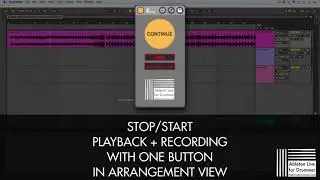 Continue Play + Record (Arrangement) - Max for Live device for Ableton Live