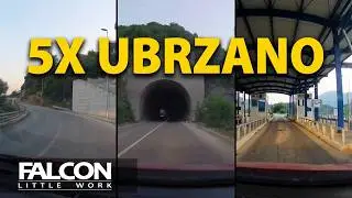 Ceo put od Herceg Novog do Rume 5x ubrzan snimak