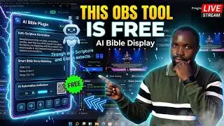 I Found a Completely Free AI Plugin for Bible Display in OBS Studio
