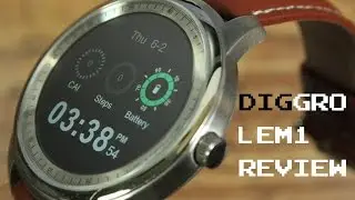 Smartwatch unter 100€ : Diggro / Lemfo LEM 1 Review - Deutsch