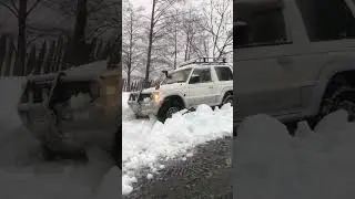 Pajero 2 snow