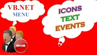 VB.NET Menu -  Text,Icons and Events