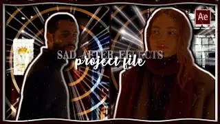 sad after effects project file (free)