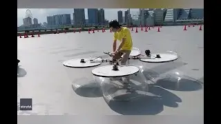 This guy made himself his own hovercraft - Compilation