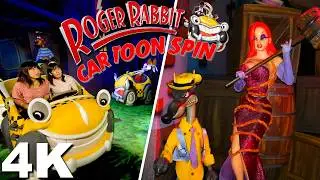 Roger Rabbit's Car Toon Spin [On-Ride with Queue] - Tokyo Disneyland