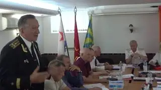 28.06.2019 г. Москва. Заседание ЦС и КРК МОО ССО России. Ленинград.  Полковник  Филатов А.М.
