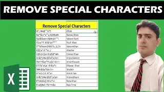 How to Remove  special characters from text data in Excel | Remove hidden characters from Excel