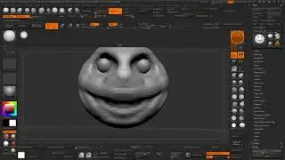 Using the Insert Mesh Brush to Create Eyeballs on a Character