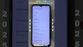 How to Enable Developer Options on vivo Y16✅Unlock Hidden Settings✅USB Debugging & Advanced Features