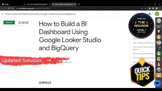 How to Build a BI Dashboard Using Google Looker Studio and BigQuery | Updated Solution