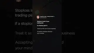 Do You USE Stop Loss in Trading? Comment