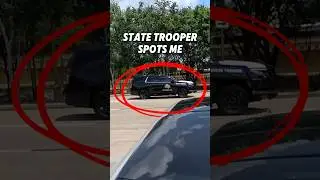 Nothing gets your attention faster than seeing a state trooper slamming their brakes