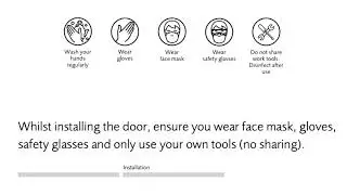 Guidance on how to install a garage door safely during COVID-19