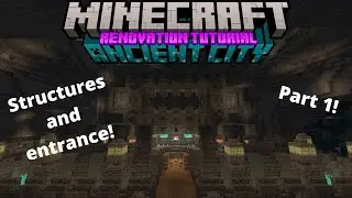 Minecraft How to Build / Renovate an Ancient City -Tutorial Part 1- (ASMR)