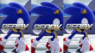 Sonic Unleashed - No boost vs with boost vs crouching (speed comparison)