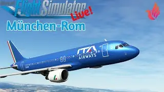 München EDDM✈ Rom LIRF | Fenix Airbus A320 | VATSIM | MSFS2020
