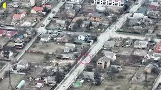 Розстріл мирних жителів у Бучі. Злочин зафіксовано з дрона (18+)