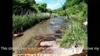 My first day out Tenkara fishing 2024