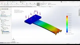 Solidworks Simulation: Tutorial 1 | Steel Structure Simulation in #solidworks | Engineers Hub