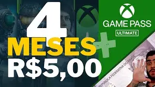 4 MESES DE XBOX GAME PASS ULTIMATE XCLOUD  POR 5 REAIS - CORRE!