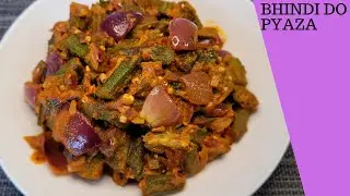 Spicy bhindi do pyaza | bhindi masala gravy recipe dhaba style