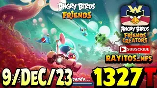 Angry Birds Friends Level 10 Tournament 1327 Highscore POWER-UP walkthrough